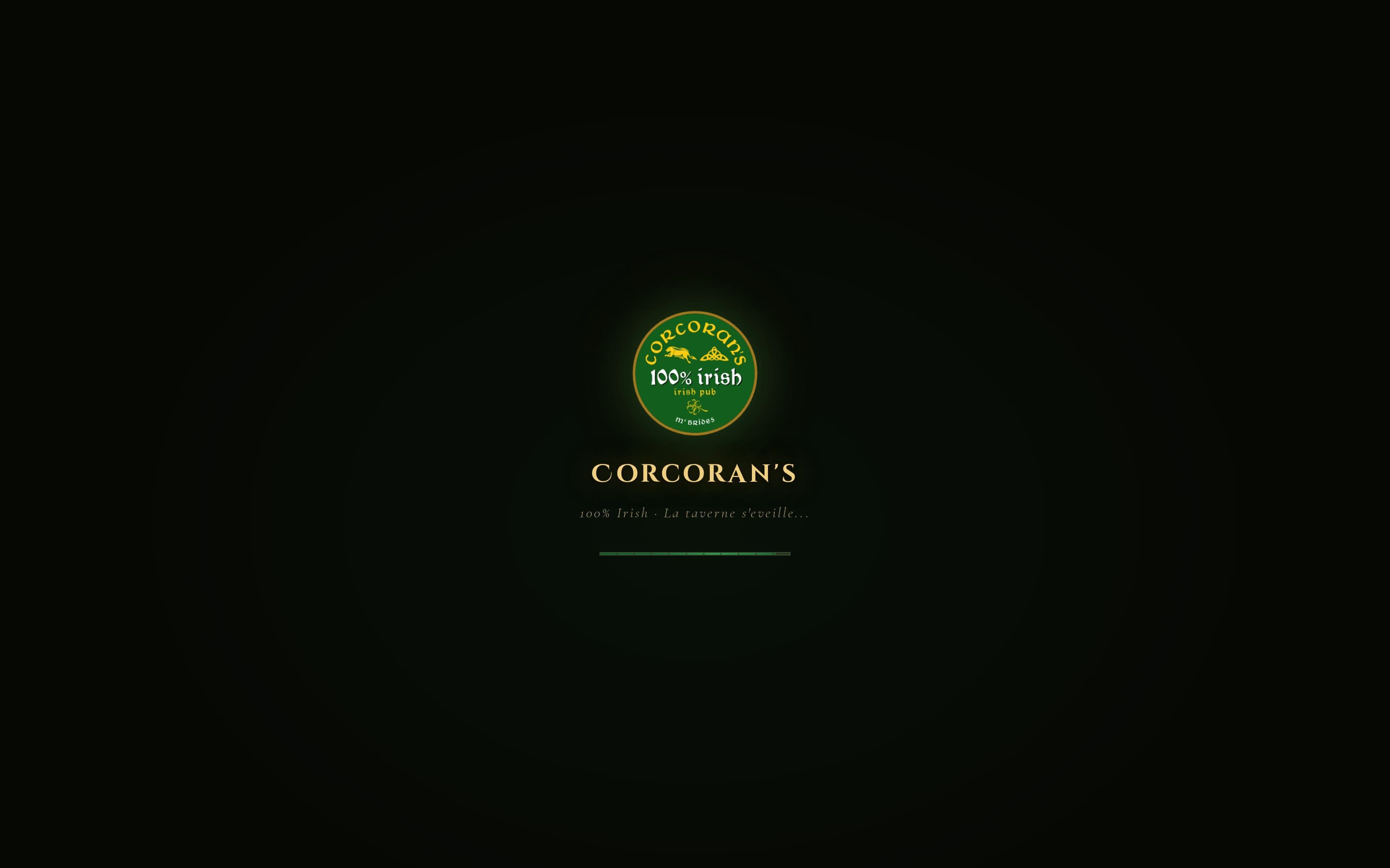 Aperçu du site Corcoran's Irish Pub